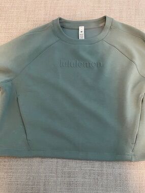 Women’s lululemon Cropped Crewneck Sweatshirt - Sage Green